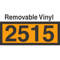 UN2515 Removable Vinyl DOT Orange Panel