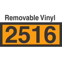 UN2516 Removable Vinyl DOT Orange Panel