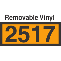 UN2517 Removable Vinyl DOT Orange Panel