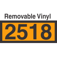 UN2518 Removable Vinyl DOT Orange Panel