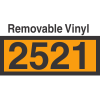 UN2521 Removable Vinyl DOT Orange Panel