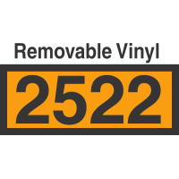 UN2522 Removable Vinyl DOT Orange Panel