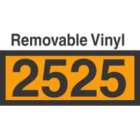 UN2525 Removable Vinyl DOT Orange Panel