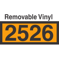 UN2526 Removable Vinyl DOT Orange Panel