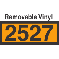 UN2527 Removable Vinyl DOT Orange Panel