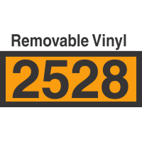 UN2528 Removable Vinyl DOT Orange Panel