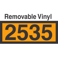 UN2535 Removable Vinyl DOT Orange Panel