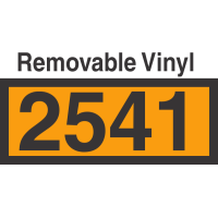 UN2541 Removable Vinyl DOT Orange Panel