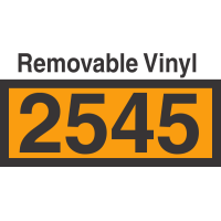 UN2545 Removable Vinyl DOT Orange Panel