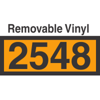 UN2548 Removable Vinyl DOT Orange Panel