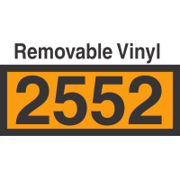 UN2552 Removable Vinyl DOT Orange Panel