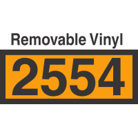 UN2554 Removable Vinyl DOT Orange Panel