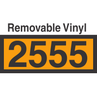 UN2555 Removable Vinyl DOT Orange Panel