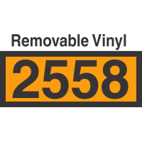 UN2558 Removable Vinyl DOT Orange Panel