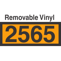 UN2565 Removable Vinyl DOT Orange Panel