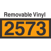 UN2573 Removable Vinyl DOT Orange Panel