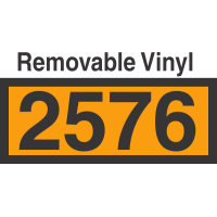 UN2576 Removable Vinyl DOT Orange Panel