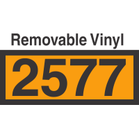 UN2577 Removable Vinyl DOT Orange Panel