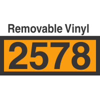 UN2578 Removable Vinyl DOT Orange Panel