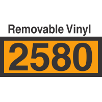 UN2580 Removable Vinyl DOT Orange Panel