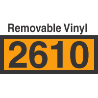 UN2610 Removable Vinyl DOT Orange Panel