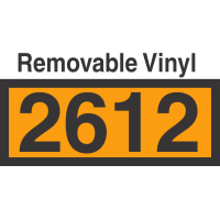 UN2612 Removable Vinyl DOT Orange Panel