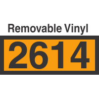 UN2614 Removable Vinyl DOT Orange Panel