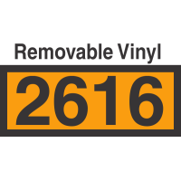 UN2616 Removable Vinyl DOT Orange Panel