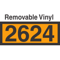 UN2624 Removable Vinyl DOT Orange Panel