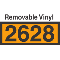 UN2628 Removable Vinyl DOT Orange Panel