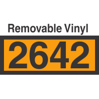 UN2642 Removable Vinyl DOT Orange Panel