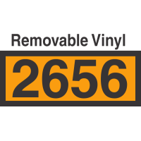 UN2656 Removable Vinyl DOT Orange Panel