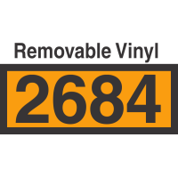 UN2684 Removable Vinyl DOT Orange Panel