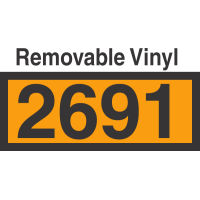 UN2691 Removable Vinyl DOT Orange Panel