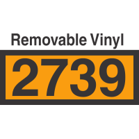 UN2739 Removable Vinyl DOT Orange Panel