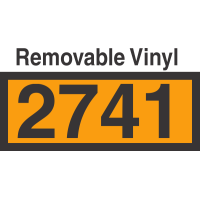 UN2741 Removable Vinyl DOT Orange Panel