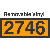 UN2746 Removable Vinyl DOT Orange Panel