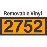 UN2752 Removable Vinyl DOT Orange Panel