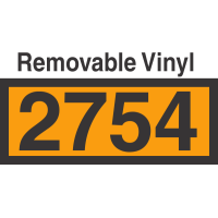 UN2754 Removable Vinyl DOT Orange Panel