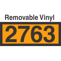 UN2763 Removable Vinyl DOT Orange Panel