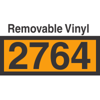 UN2764 Removable Vinyl DOT Orange Panel