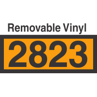 UN2823 Removable Vinyl DOT Orange Panel