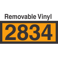 UN2834 Removable Vinyl DOT Orange Panel