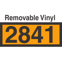 UN2841 Removable Vinyl DOT Orange Panel