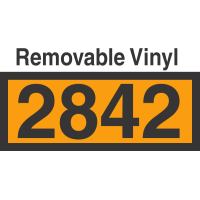 UN2842 Removable Vinyl DOT Orange Panel