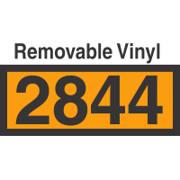 UN2844 Removable Vinyl DOT Orange Panel