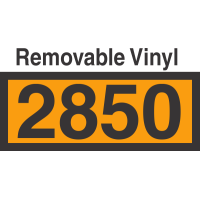 UN2850 Removable Vinyl DOT Orange Panel