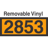 UN2853 Removable Vinyl DOT Orange Panel