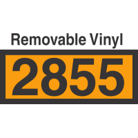 UN2855 Removable Vinyl DOT Orange Panel