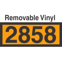 UN2858 Removable Vinyl DOT Orange Panel